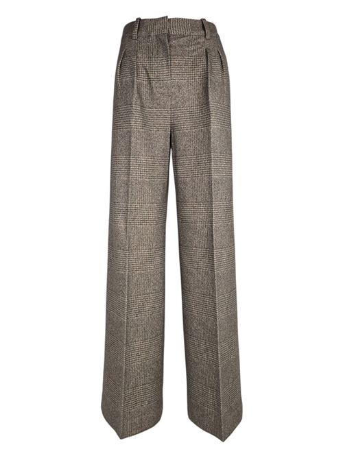pantalone donna galles tortora e beige Circolo 1901 | FD3680CIOCCOLATO-L